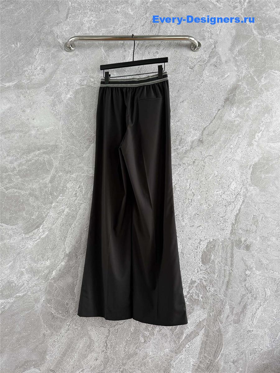 L0ew* black loose leg trousers