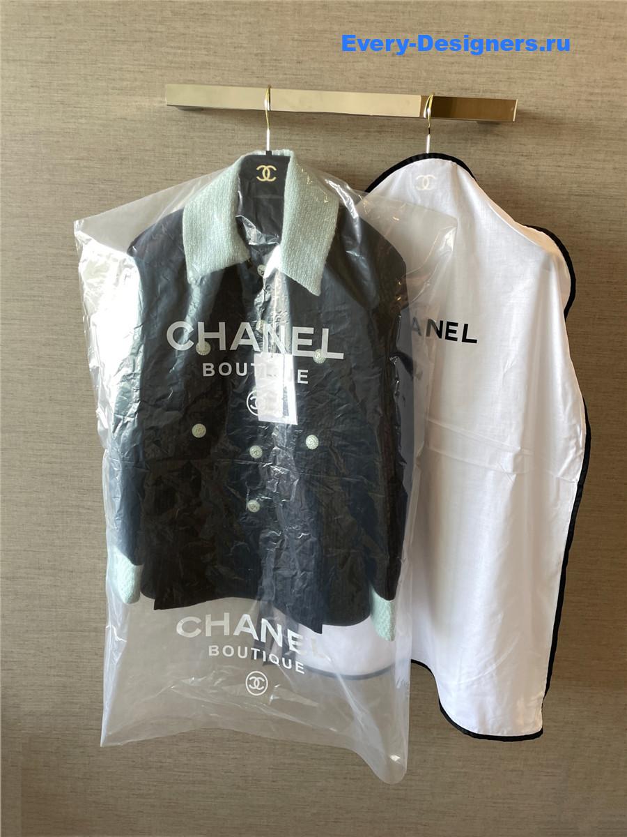 Ch**el blue black velvet jacket