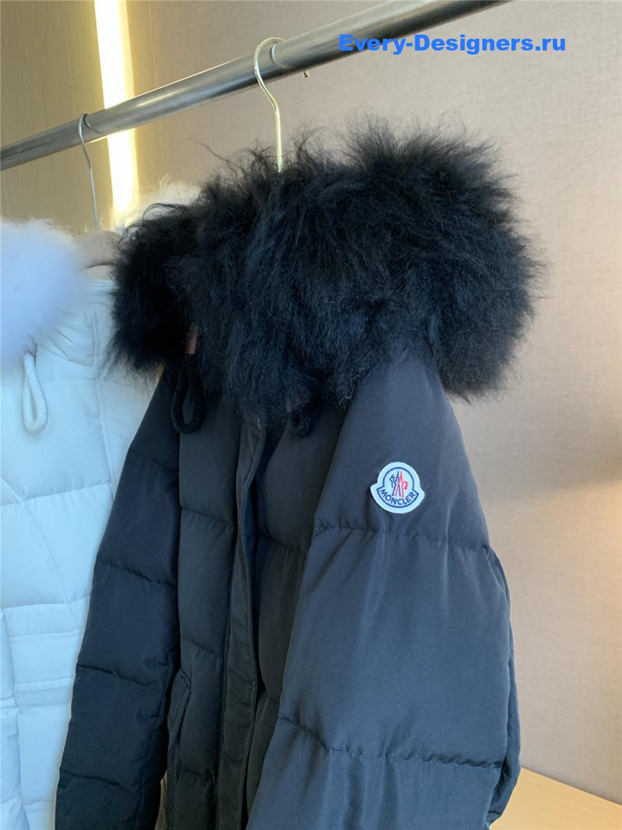 Moncler Ruvuma Black Long Down Jacket