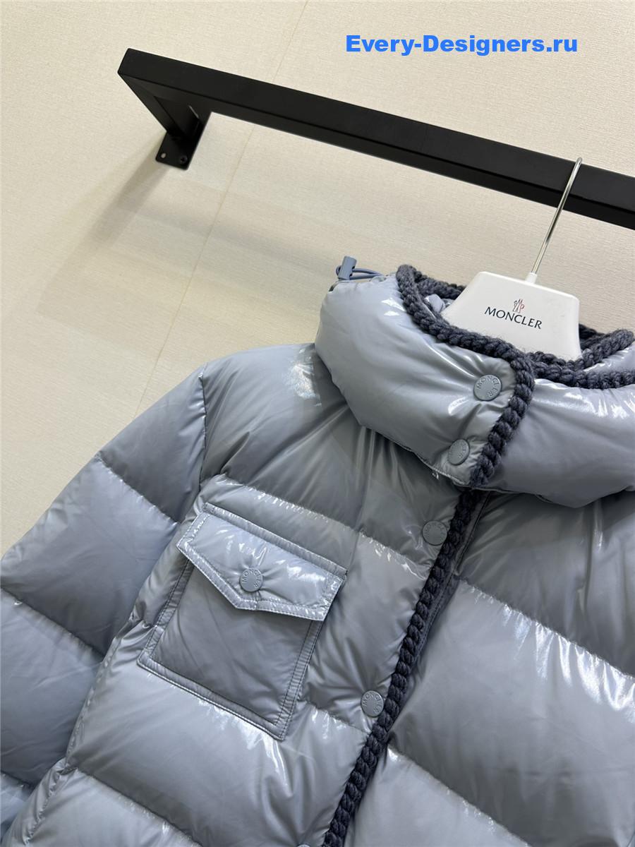 Moncler Light Blue Puivert Down Jacket