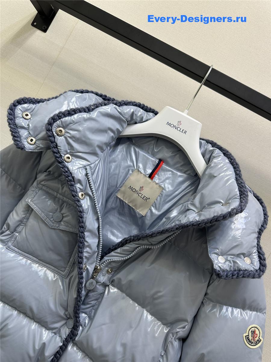 Moncler Light Blue Puivert Down Jacket