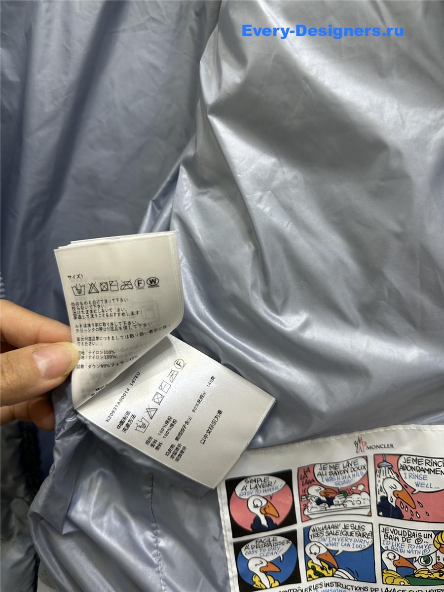 Moncler Light Blue Puivert Down Jacket